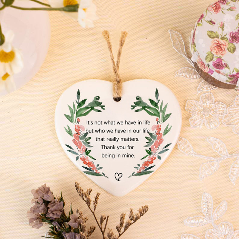 💕Heart-shaped print pendant Friendship Gift