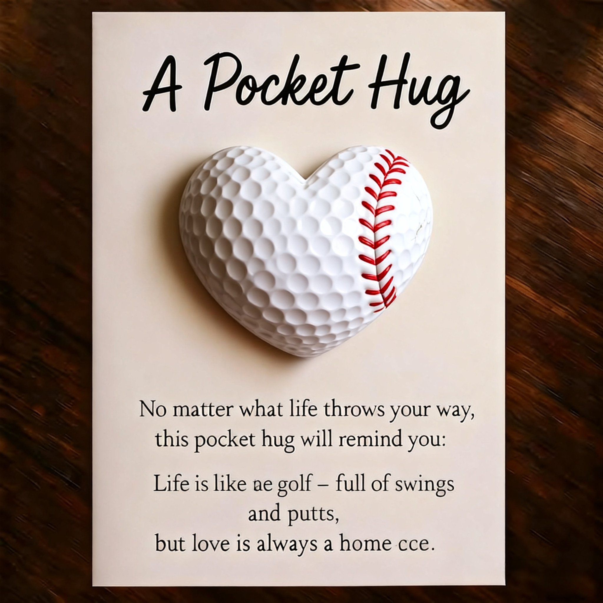 ⚾Sport-Themed Pocket Hug Collection with Inspirational Gift Cards💌