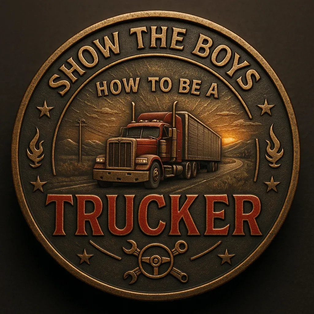 Old Man Trucker Commemorative Coin