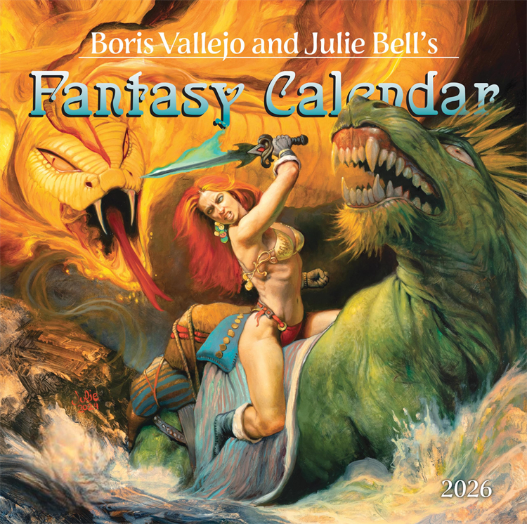 Boris Vallejo & Julie Bell 2025 Fantasy Wall Calendar