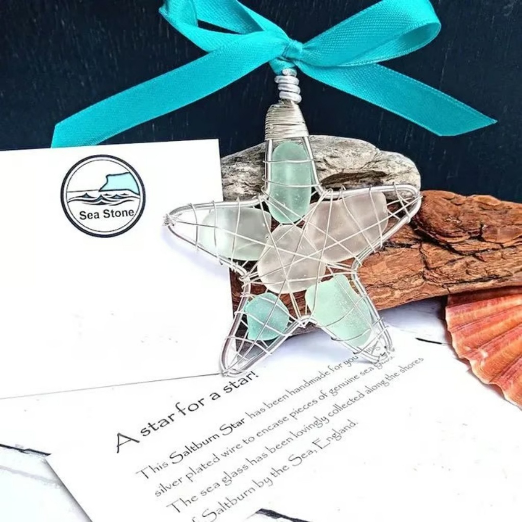 Sea Glass Ornaments Gift