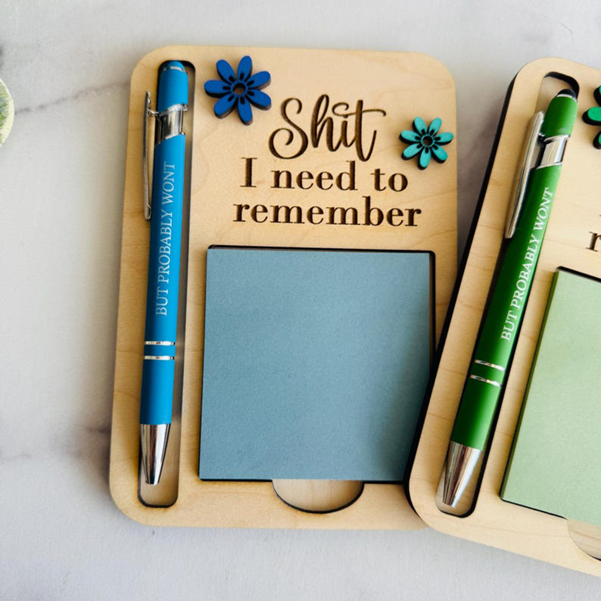 The "Shit I Need to Remember" Sticky Note Holder – The Perfect Gag Gift for Your Most Forgetful Coworker (and Yourself)