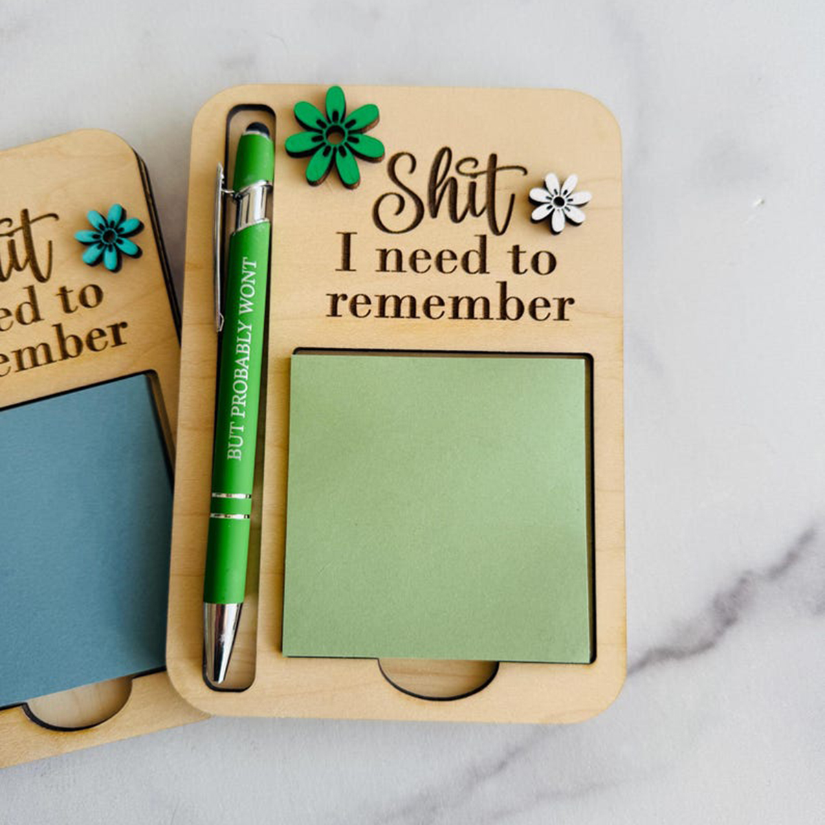 The "Shit I Need to Remember" Sticky Note Holder – The Perfect Gag Gift for Your Most Forgetful Coworker (and Yourself)