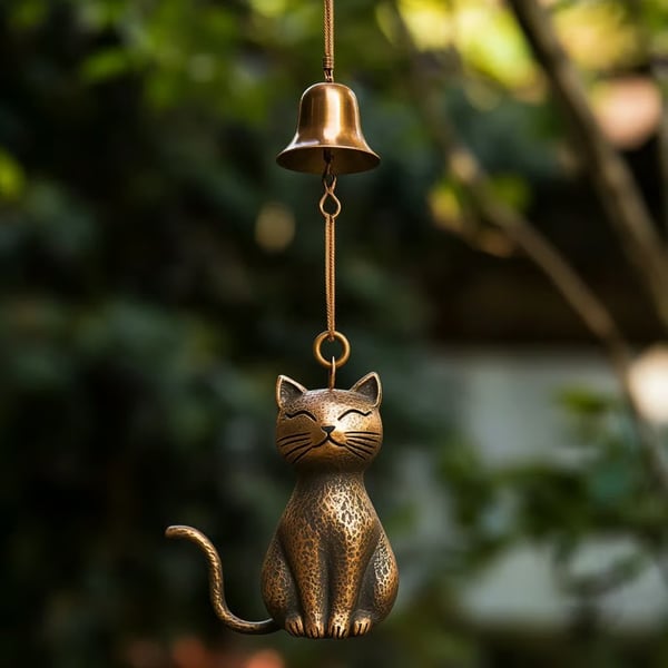 🐱Handmade Retro Cat Wind Chime