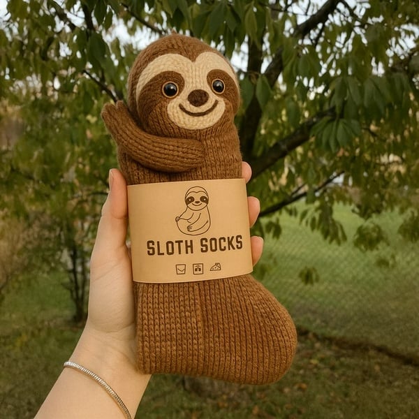 Cozy 3D Knit Spirit Animal Socks