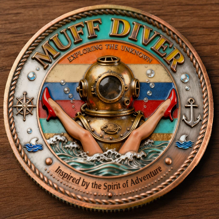 🍻 “Muff Diver – Exploring the Realm of Adventure” Commemorative Coin ⚓️