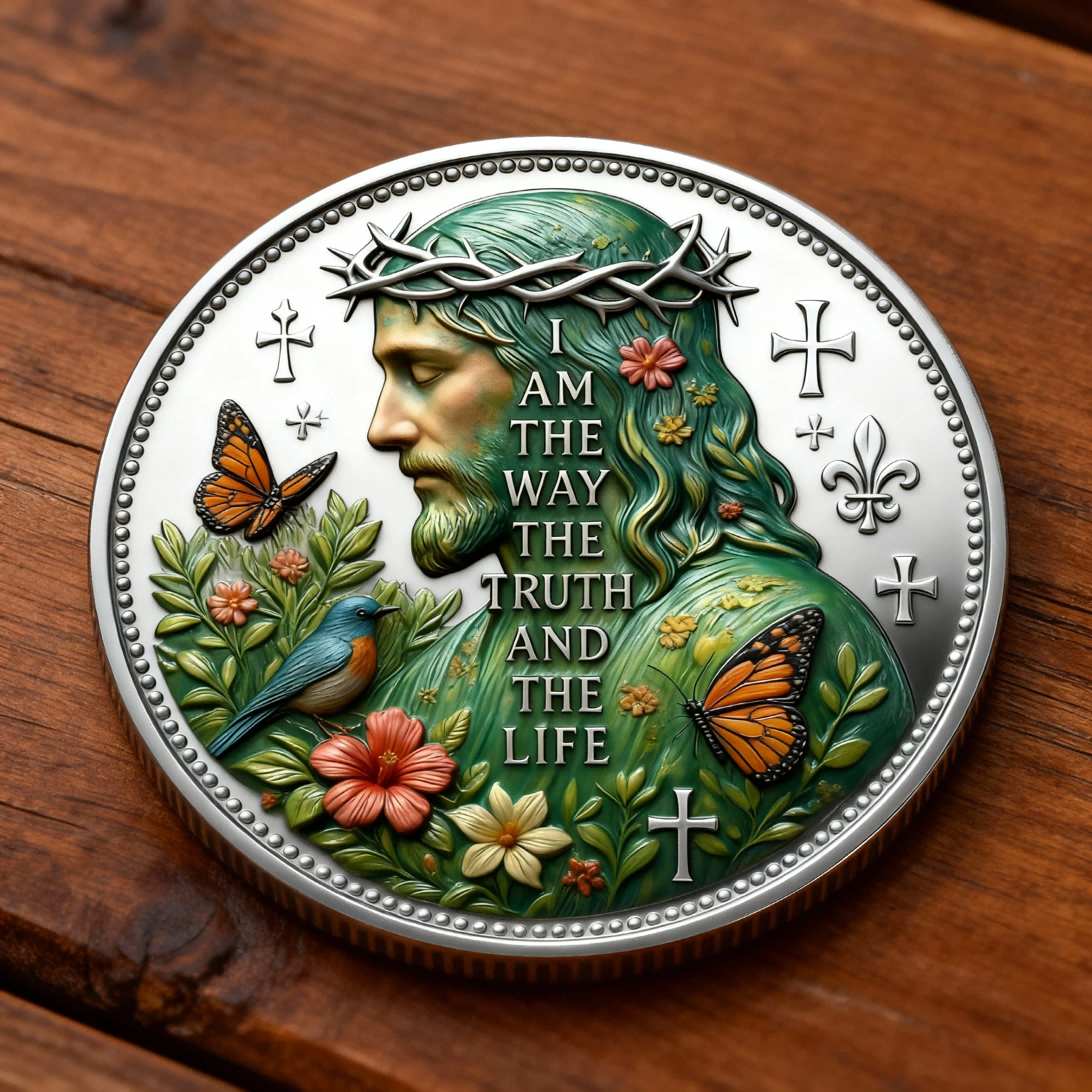 ✝️🕊️“Way, Truth, and Life – Christ Commemorative Coin”