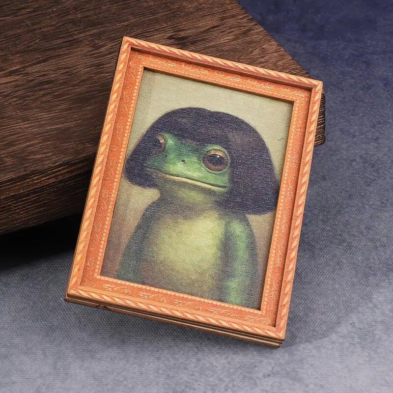 Playful Frog Fridge Magnet