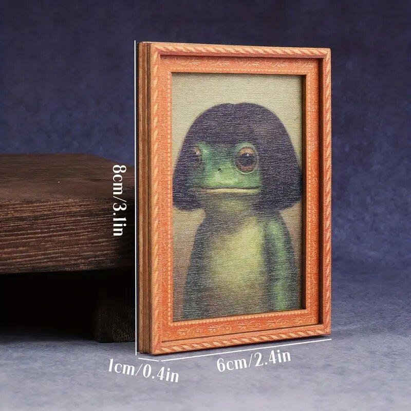 Playful Frog Fridge Magnet