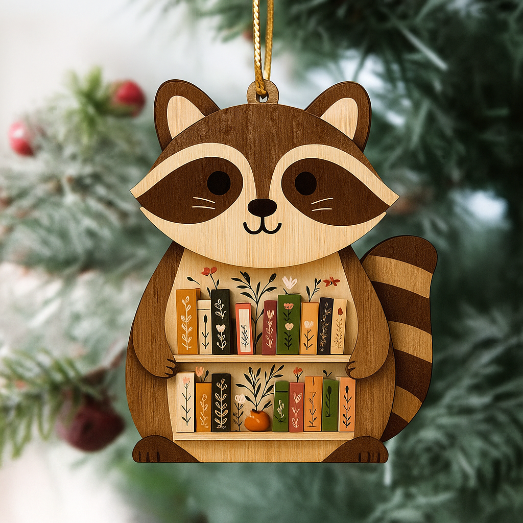 Owl Bookshelf Ornament