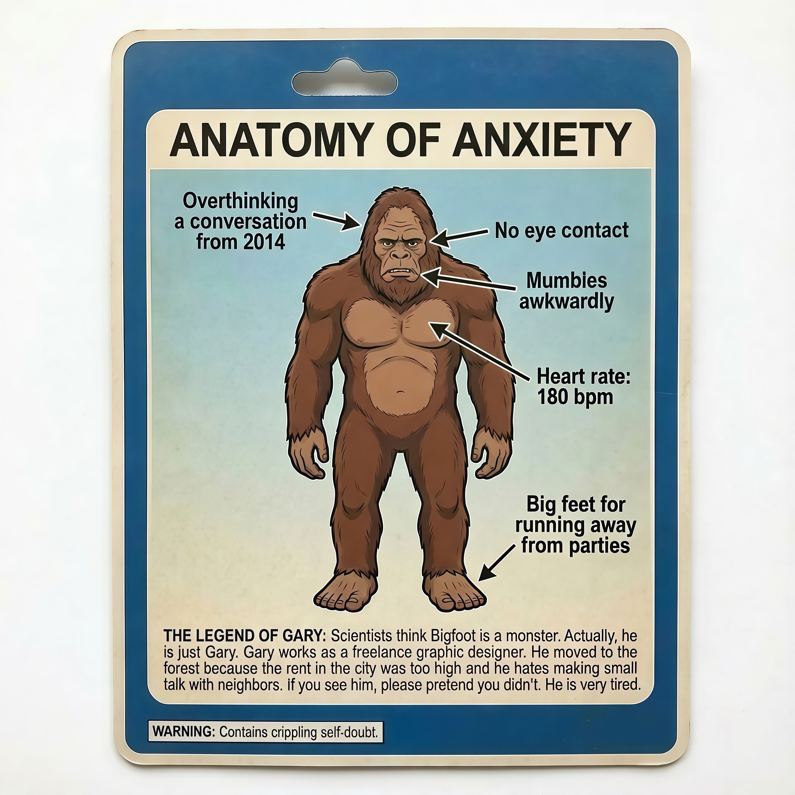 Social Anxiety Bigfoot