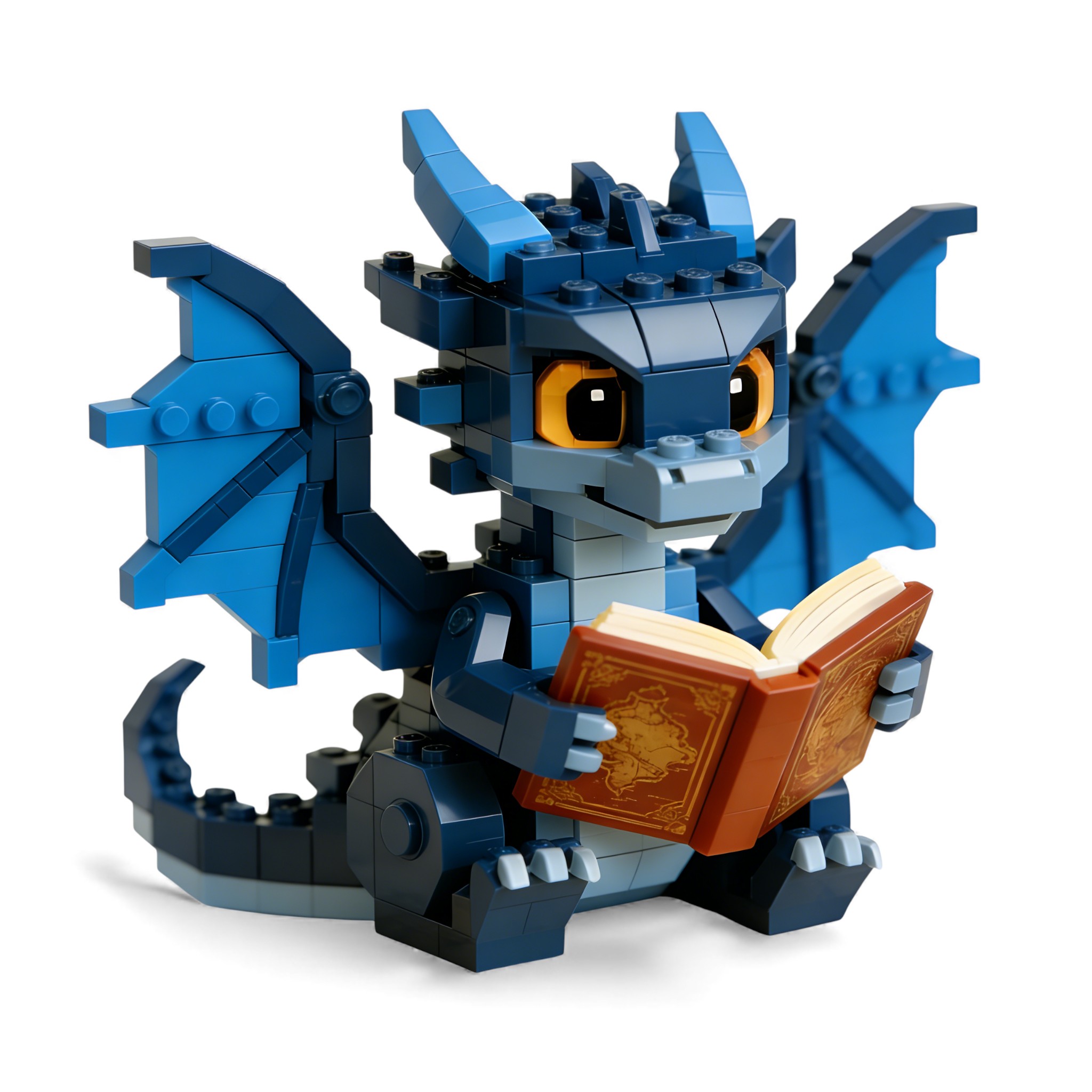 The Little Story Keeper Dragon Building Block Ornament
