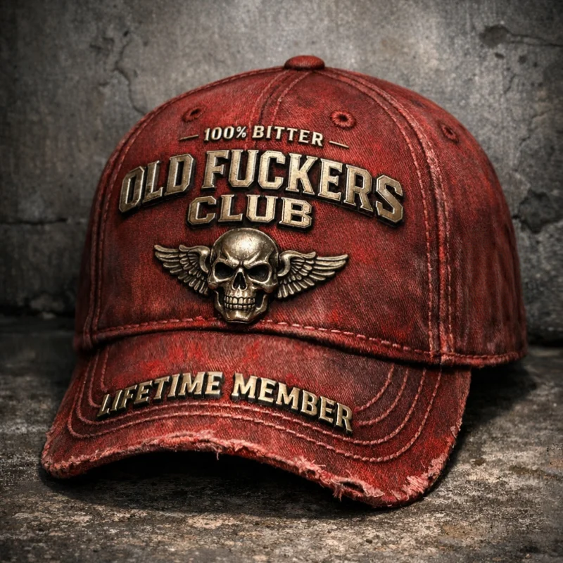 ❤️Old Fuckers Club-Vintage Baseball Cap🎁