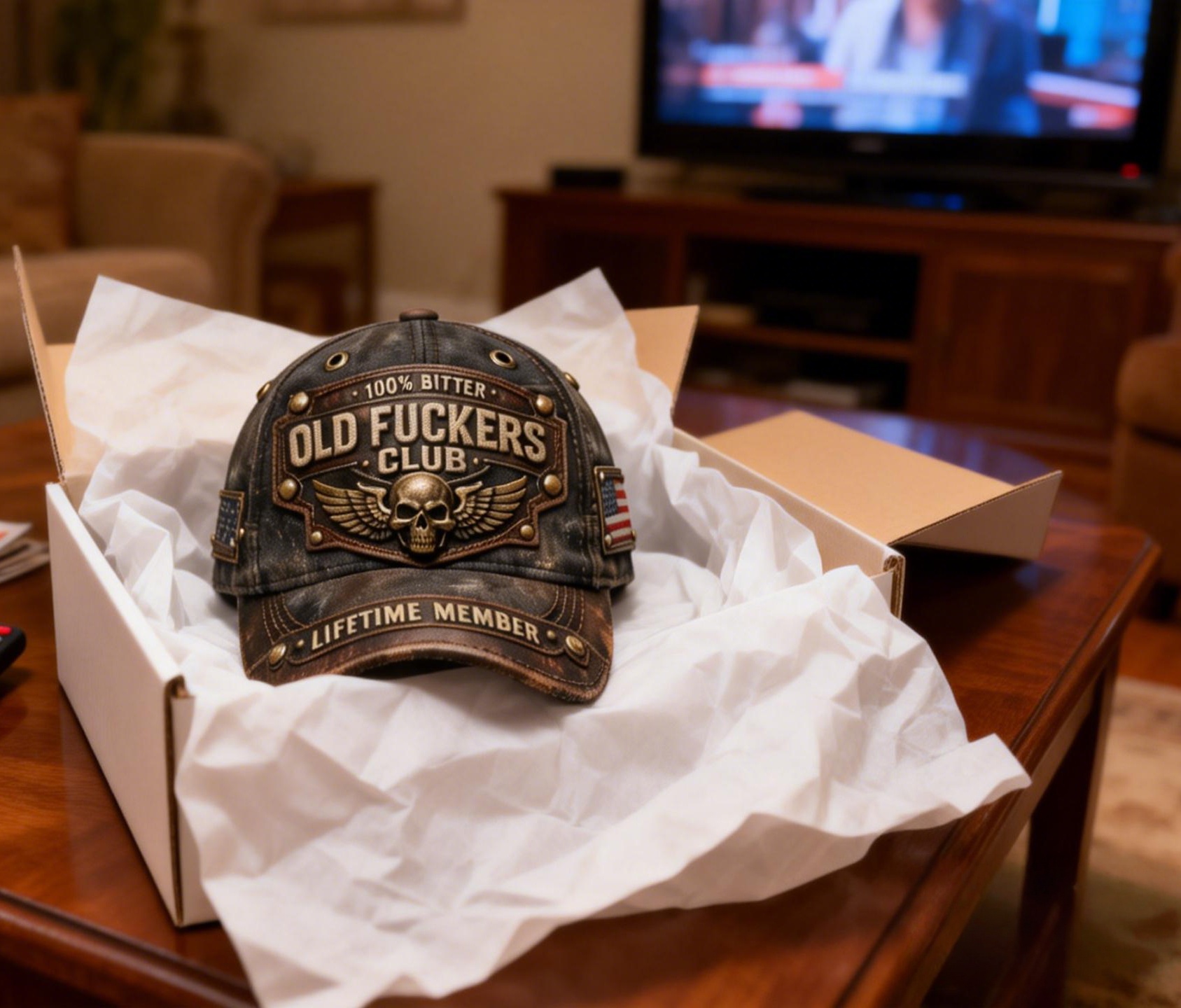 ❤️Old Fuckers Club-Vintage Baseball Cap🎁