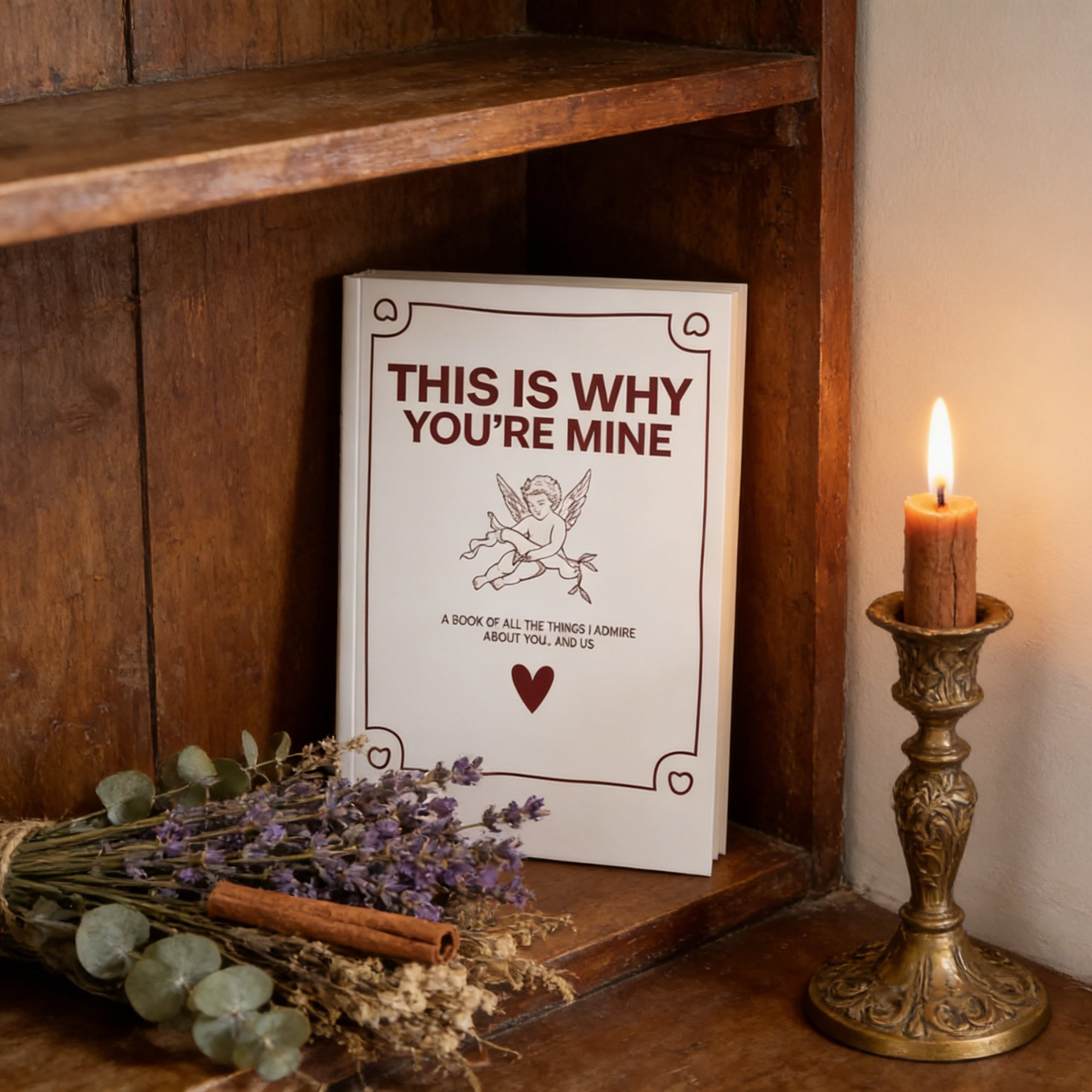 🌸Valentine's Day Hot Sale💕This Is Why You're Mine: A Couples Love Story Journal ✨