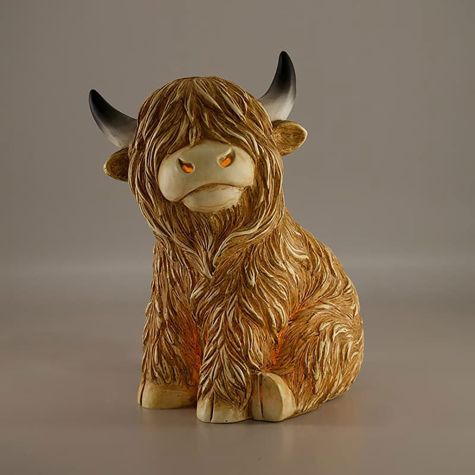 🐮✨Light-Up Highland Cow Outdoor Decor
