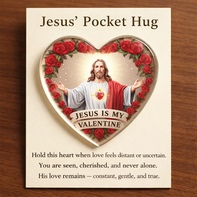 Jesus' Pocket Hug – A Portable Embrace of Everlasting Love