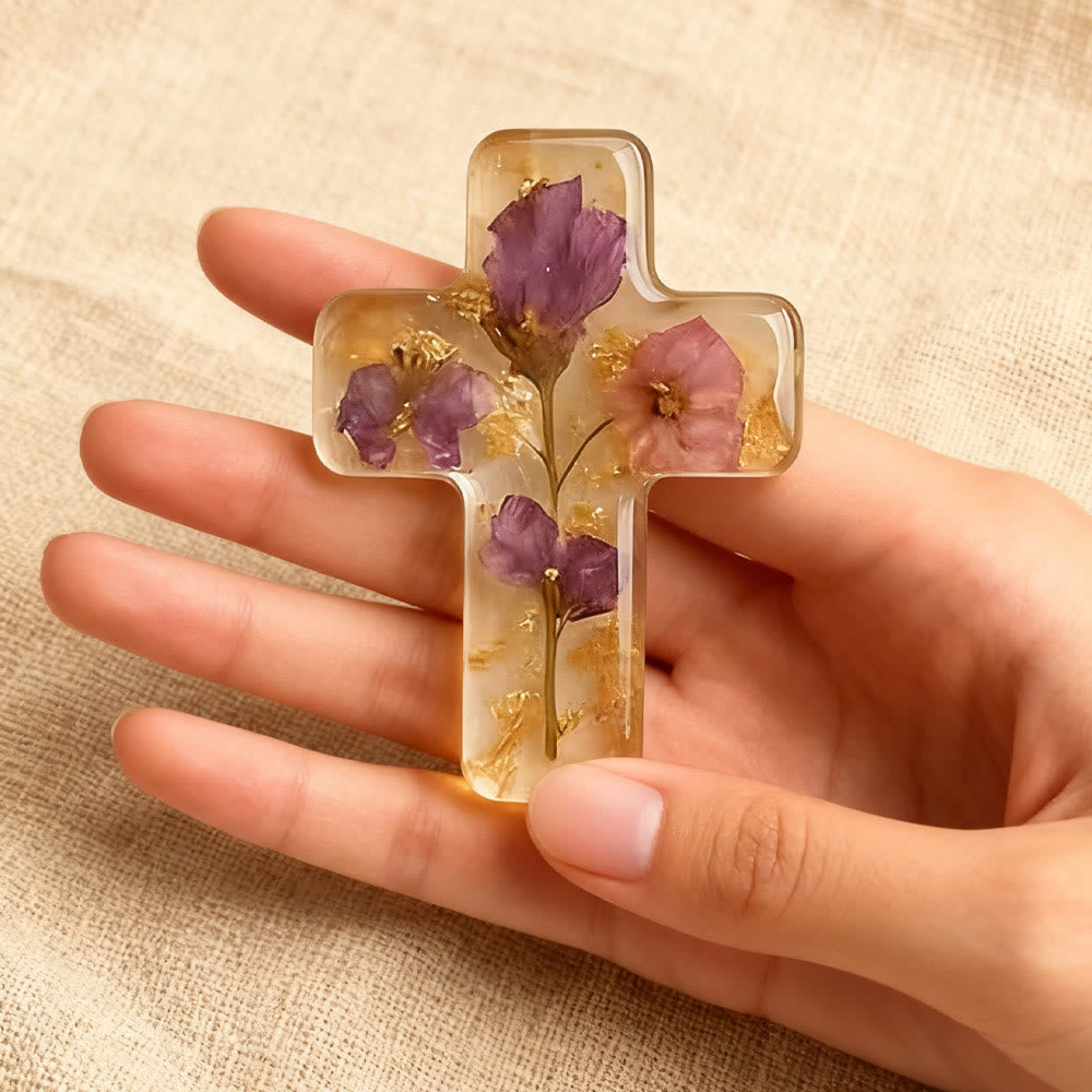 Angel & Cross Pray Ornament (With Card): Tender Devotion for Quiet Moments