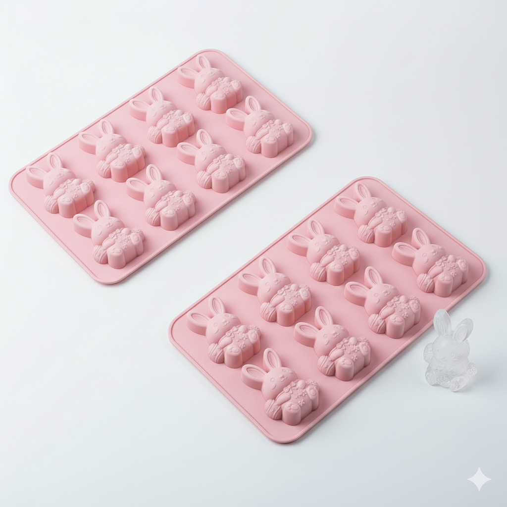 6-Cavity 3D Ice Cube & Dessert Mold