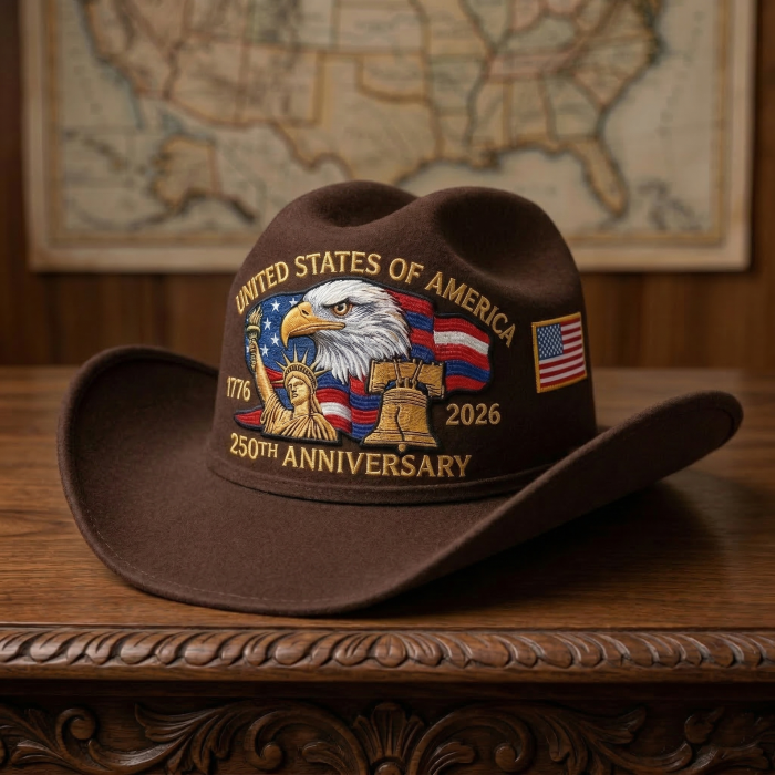 250th Anniversary Embroidered Cowboy Hat