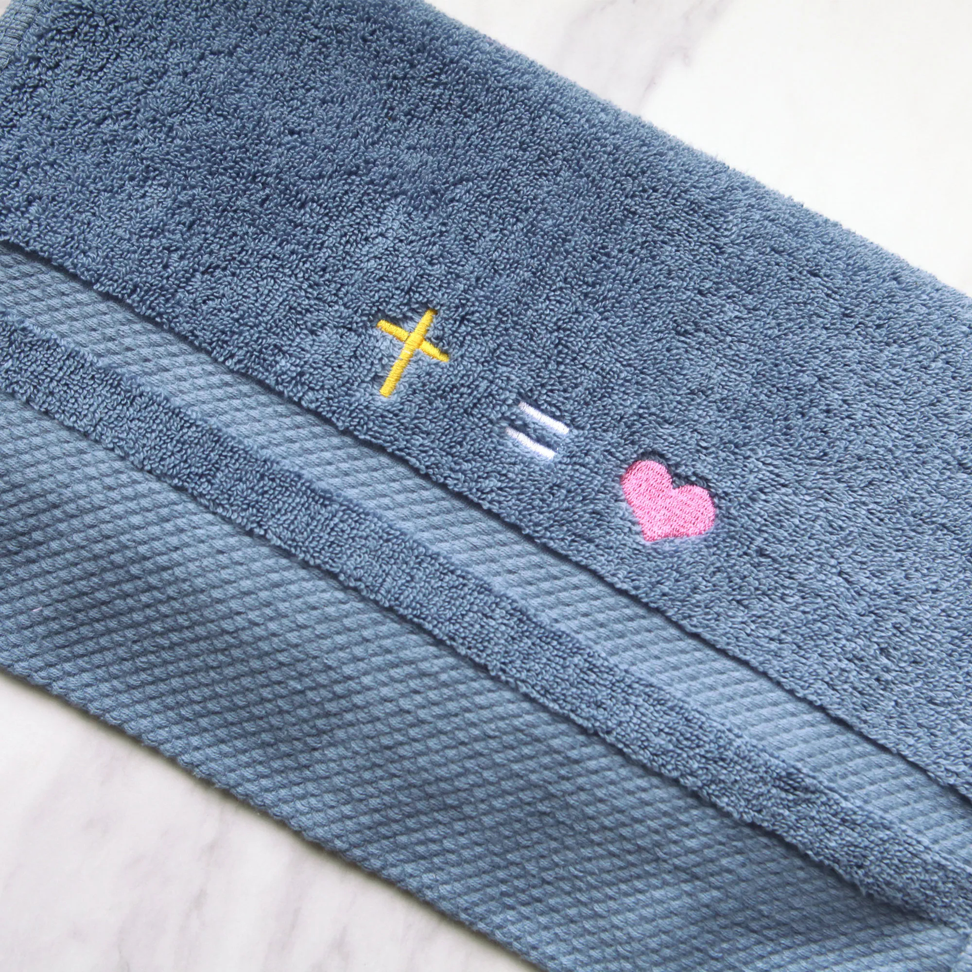 🔆Embroidery Hand Towel Unique Christian Gift 4 Colours💫