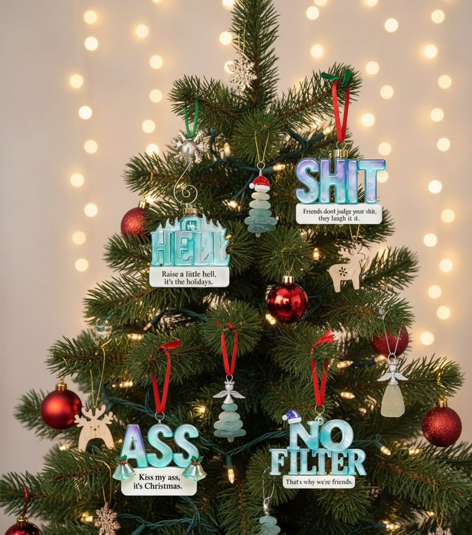 🌊🎄Sea Glass Accents 2025 Adult Humor Advent Calendar💥LIMITED 2025 EDITION
