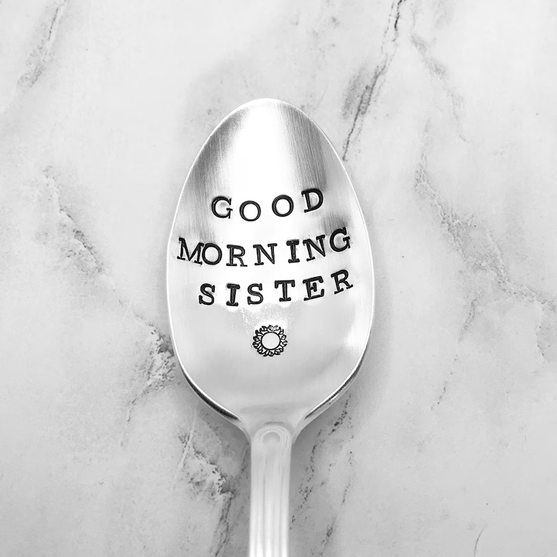 I Wish You Lived Next Door Vintage Teaspoon