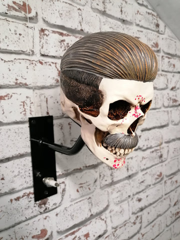LAST DAY 70% OFF - 🏴‍☠️Motorcycle Helmet and Jacket Skull Holder