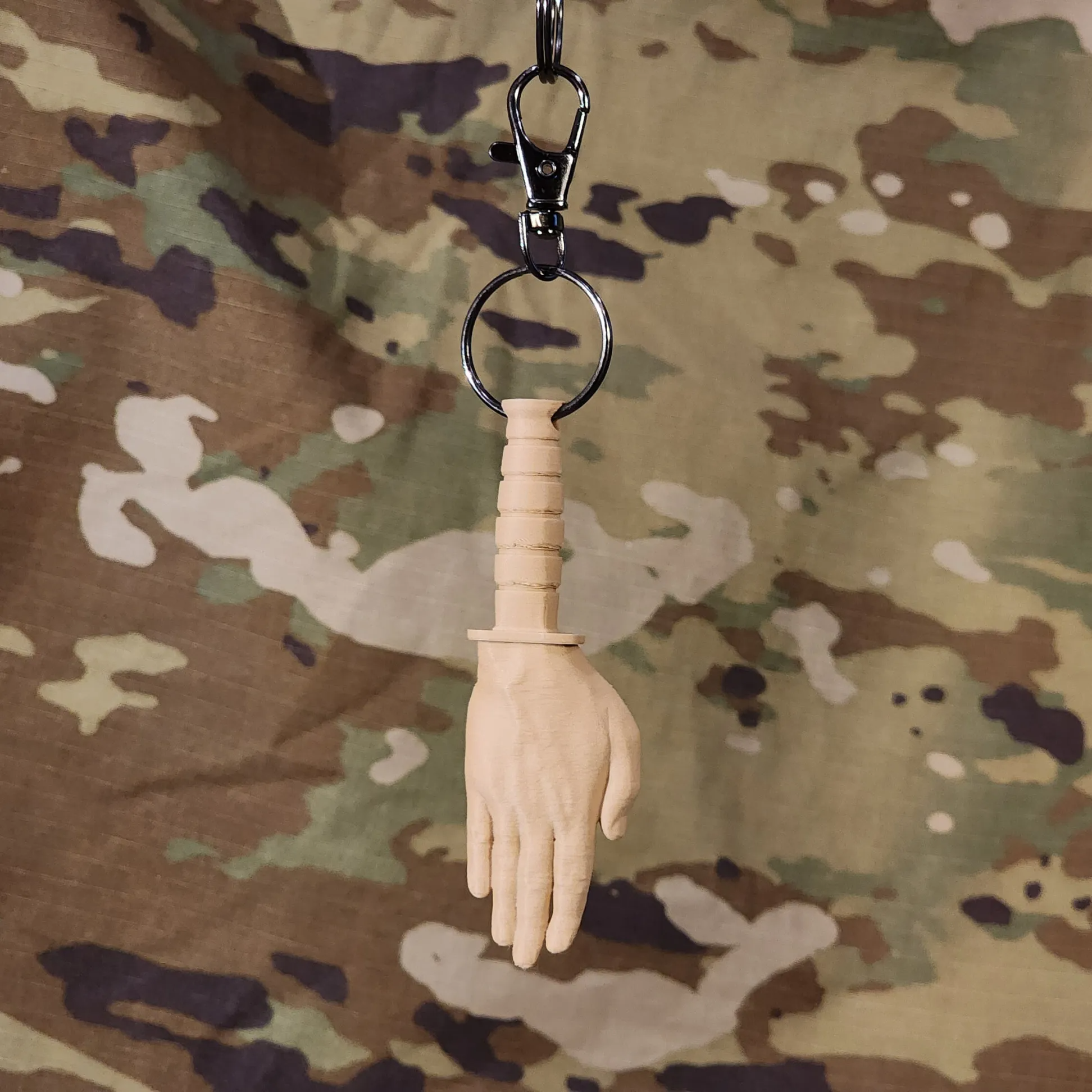 KNIFE HAND KEYCHAIN - GREAT MILITARY GIFT FOR ARMY, MARINES, NAVY, AIRFORCE