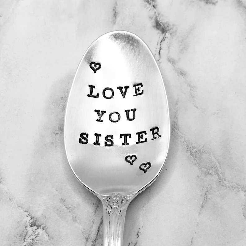 I Wish You Lived Next Door Vintage Teaspoon