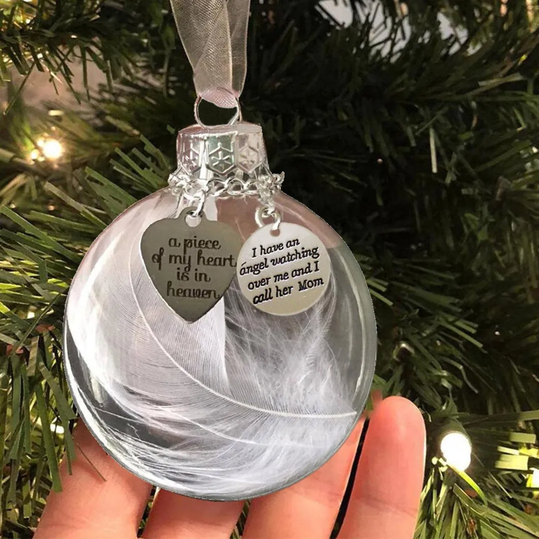 A Piece of My Heart Is In Heaven Memorial Ornament