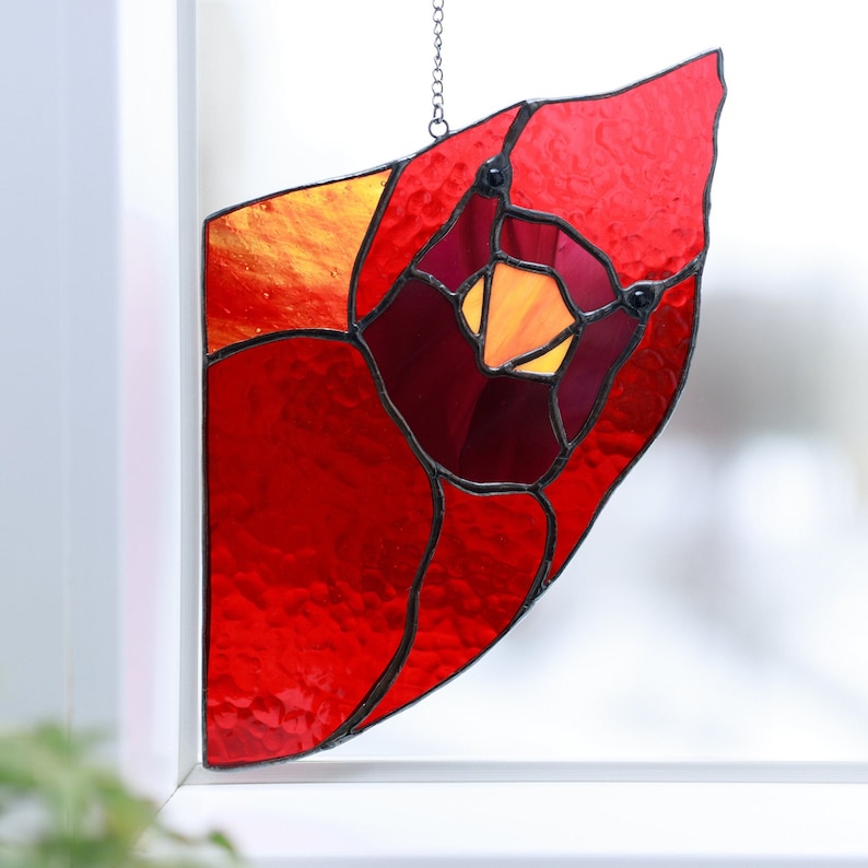 Red Cardinal Suncatcher