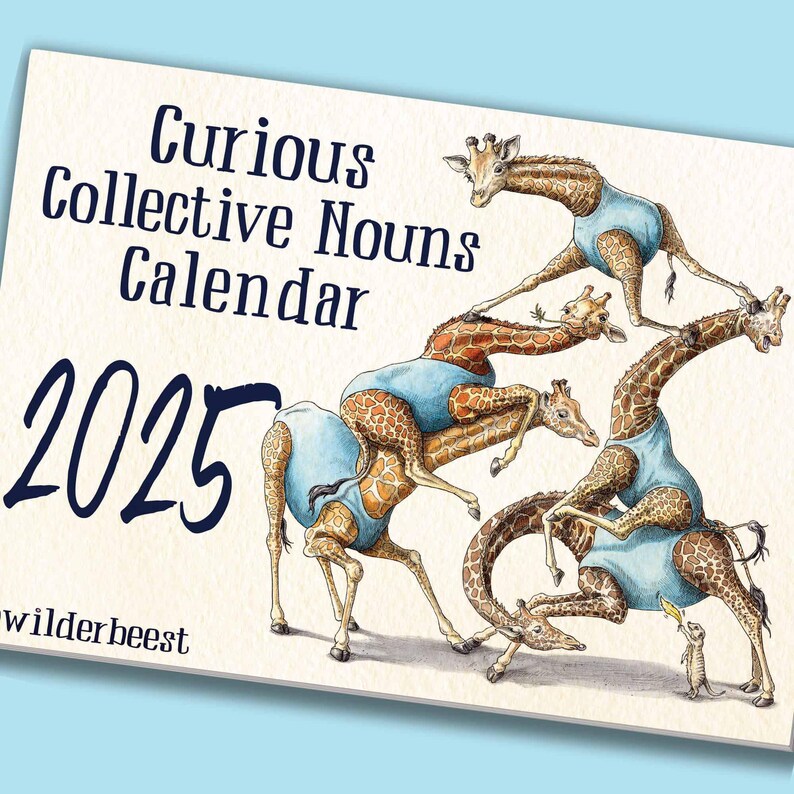 2025 Curious Collective Nouns Calendar