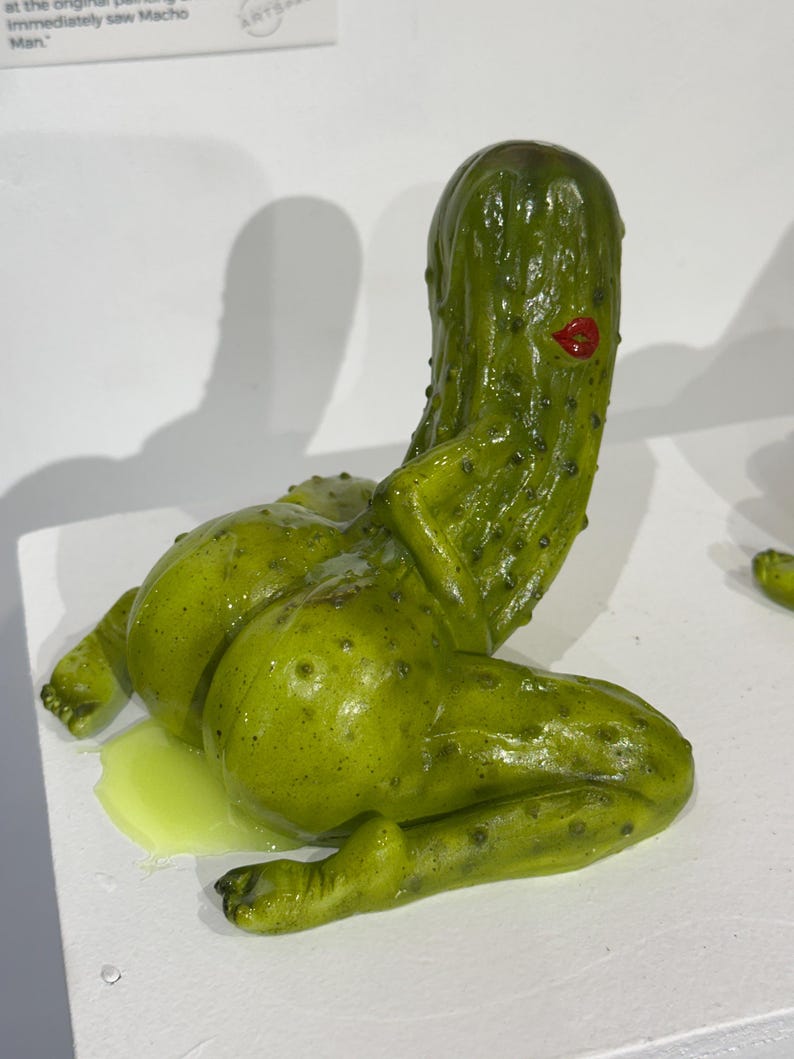 Pickle Back Resin Figure