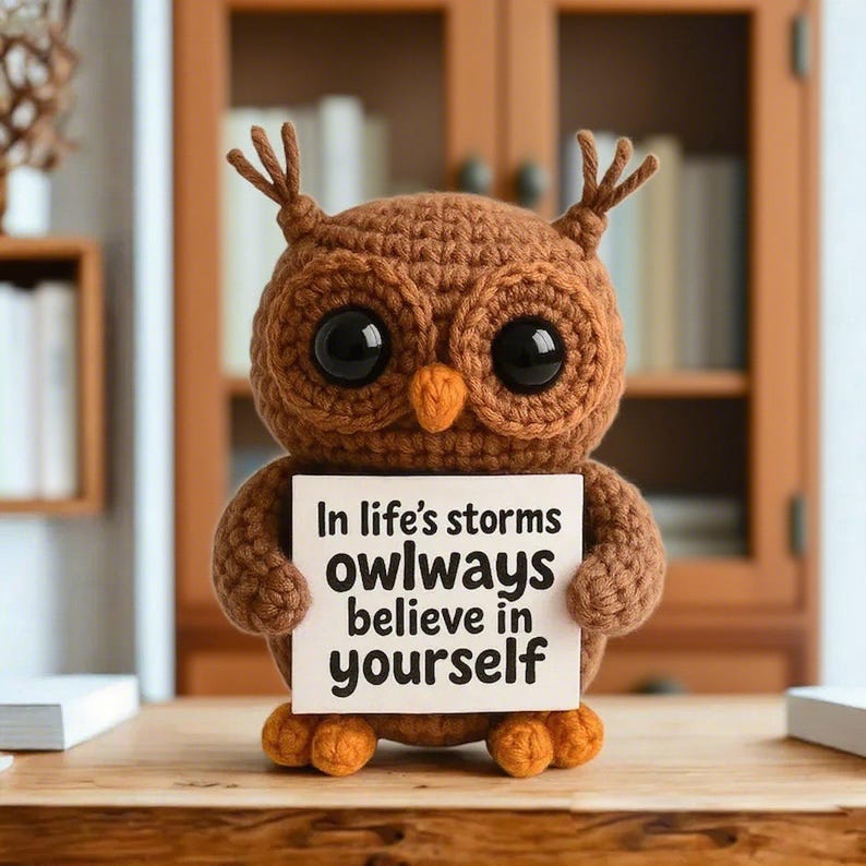 Crochet Owl Plush