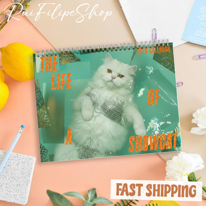 The Life Of A Show Cat 2026 Wall Calendar
