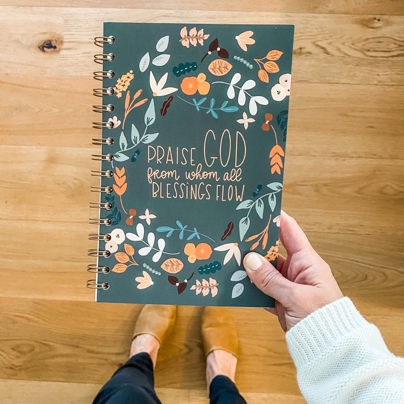 Praise God from whom all blessings flow Spiral Notebooks