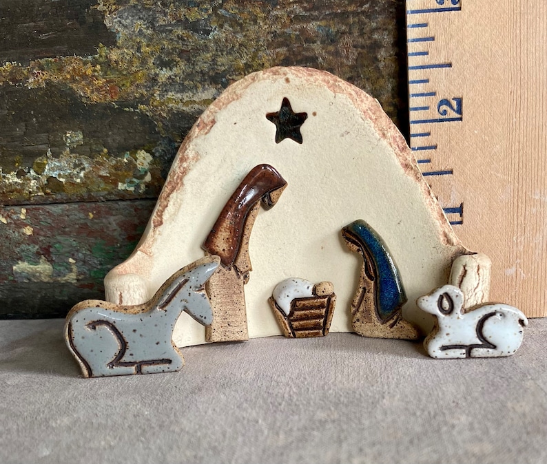 Miniature Tiny Nativity Set