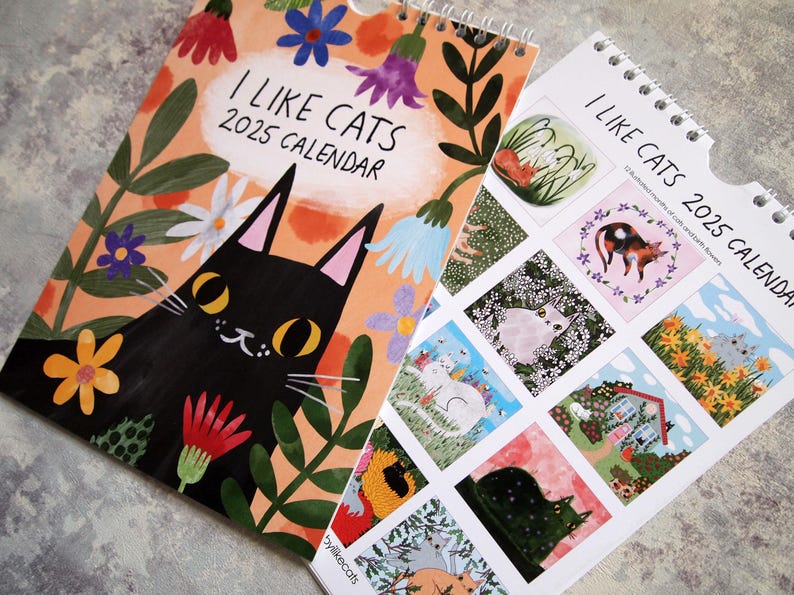 我喜欢猫 2025 年挂历