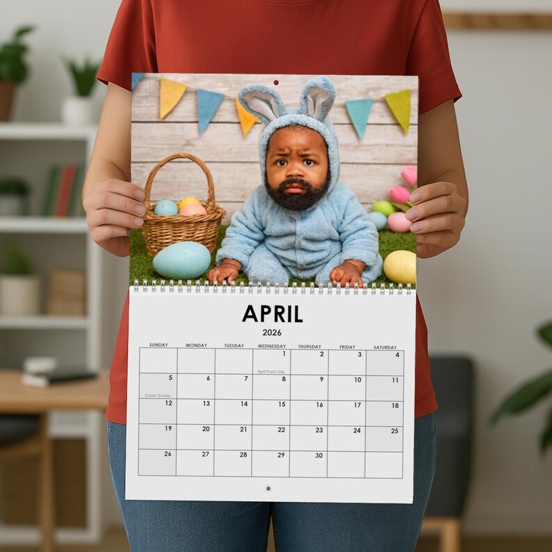 2026 Bearded Babies Wall Calendar
