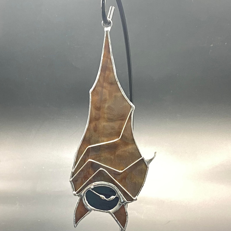 Stained Glass Bat Suncatcher