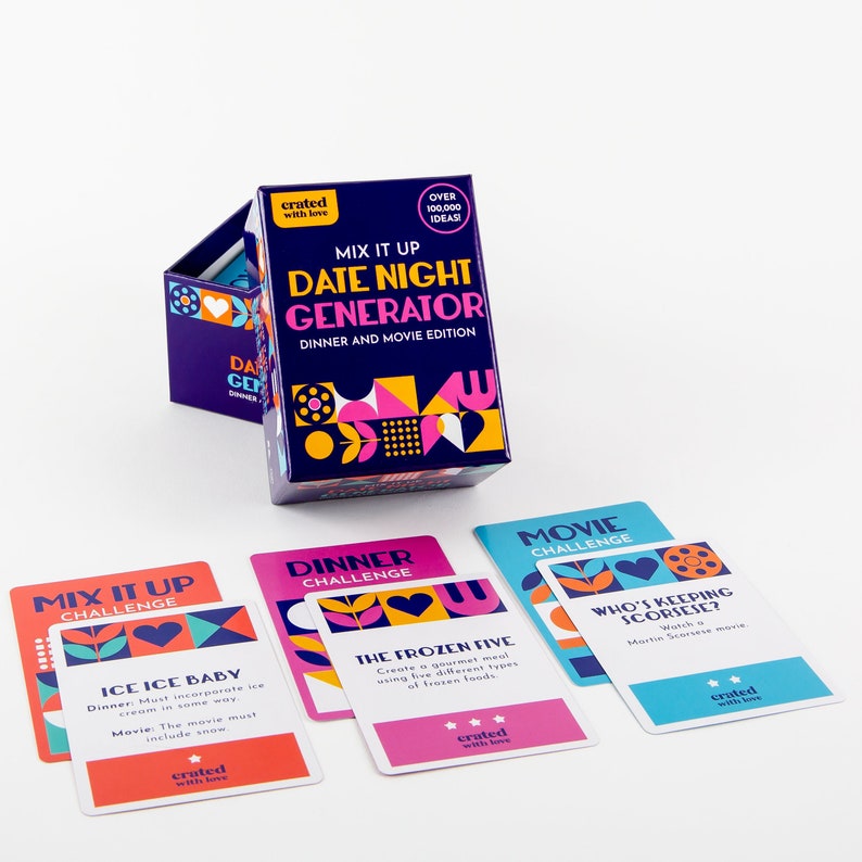 Date Night Ideas Generator Card Game for Couples