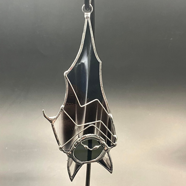 Stained Glass Bat Suncatcher
