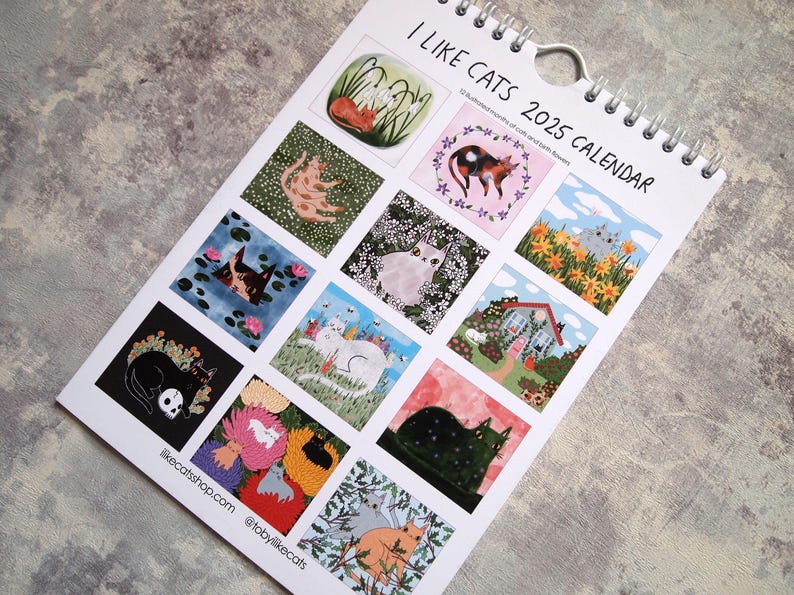 我喜欢猫 2025 年挂历