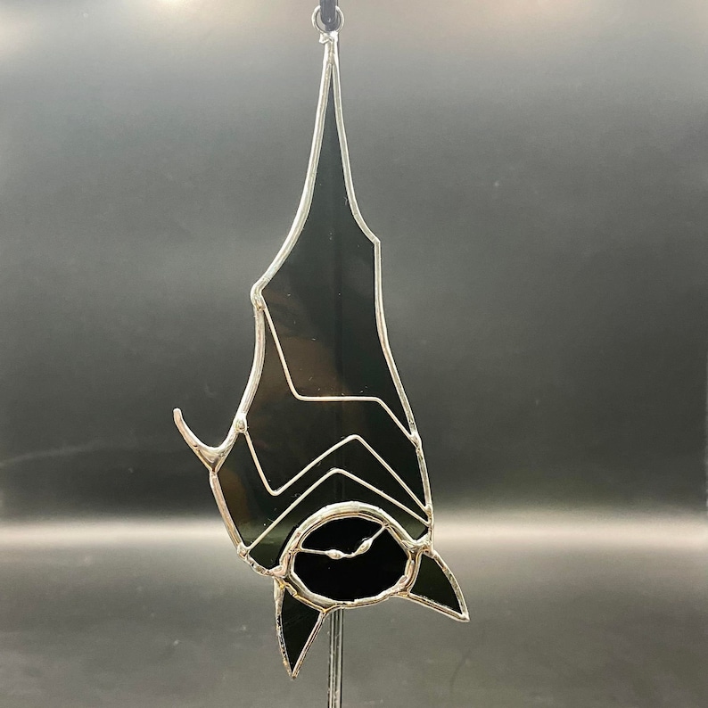 Stained Glass Bat Suncatcher