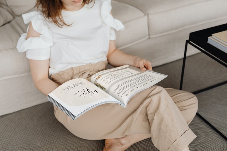 Mood Tracker Journal for Mental Wellness 