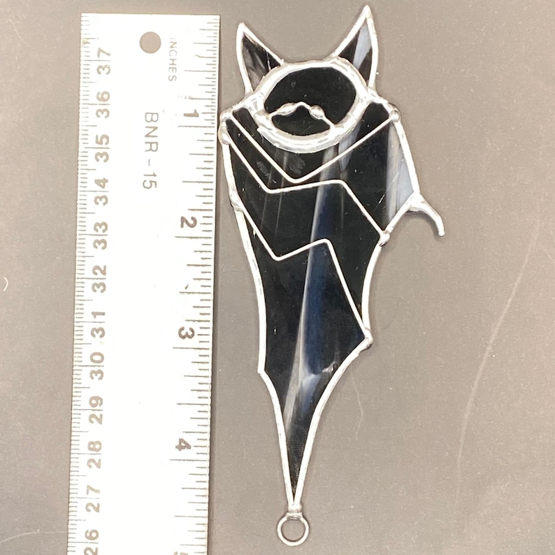 Stained Glass Bat Suncatcher