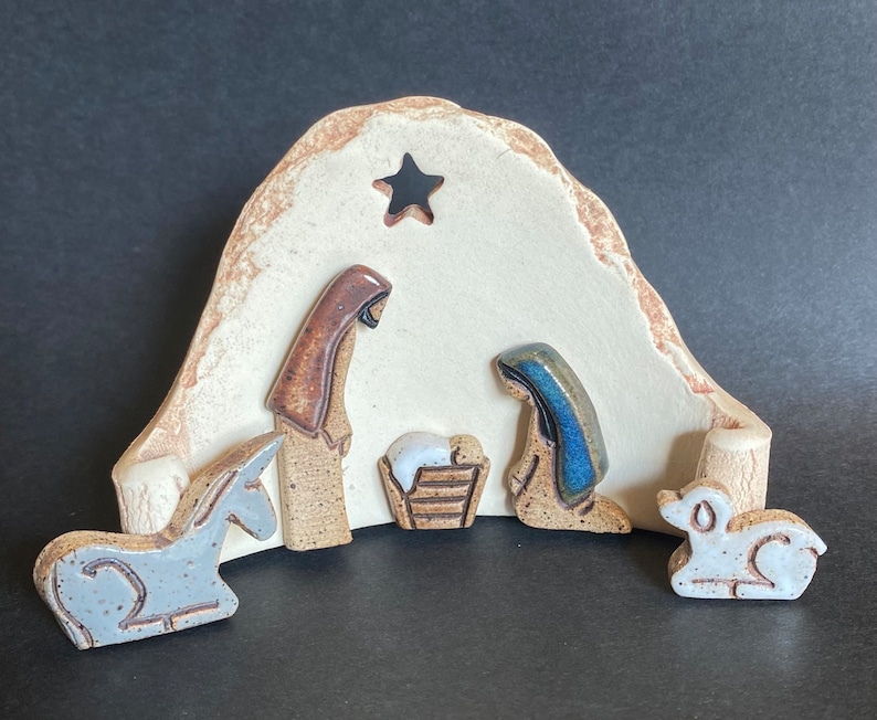 Miniature Tiny Nativity Set