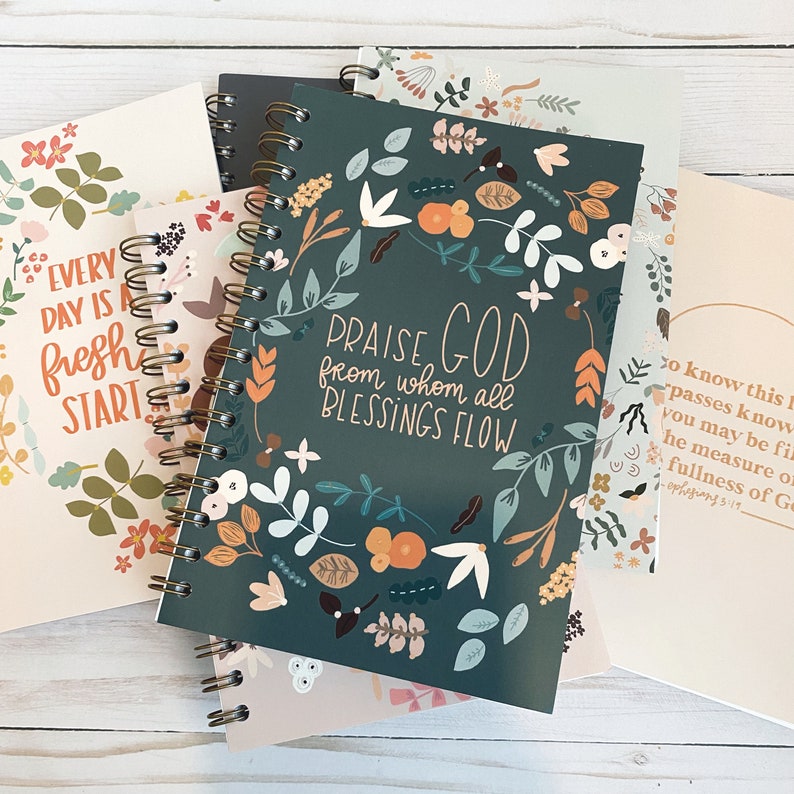 Praise God from whom all blessings flow Spiral Notebooks