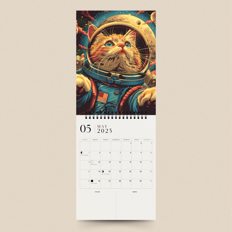 2025 太空猫日历